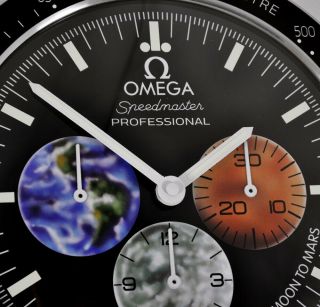 OMEGA SPEEDMASTER FROM THE MOON TO MARS DEALERS SHOWROOM DISPLAY TIMEPIECE 4