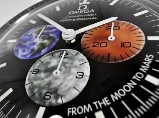OMEGA SPEEDMASTER FROM THE MOON TO MARS DEALERS SHOWROOM DISPLAY TIMEPIECE 7