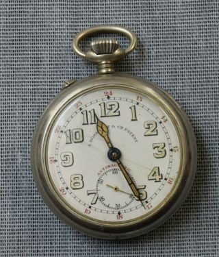 Vintage Pocket Watch 14s A Roskopf & Cie Antimagnetic 1950