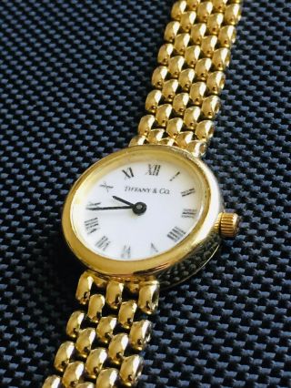 Tiffany & Co 585 14k Yellow Gold Ladies Watch 10