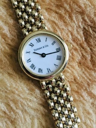 Tiffany & Co 585 14k Yellow Gold Ladies Watch