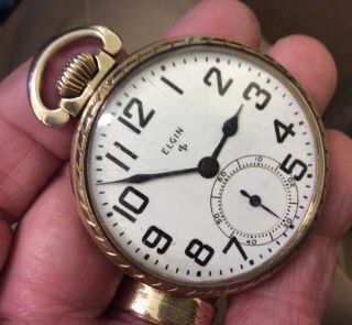 1948 Elgin 16s,  15j Grade 575 Pocket Watch - Parts/repair