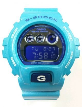Casio G Shock DW - 6900 CB Men’s Watch Turquoise Purple 2