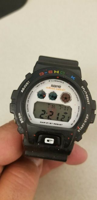 Pre Owned A Bathing Ape X G - Shock Dw - 6900 Watch 2000 Limited Edition Bape