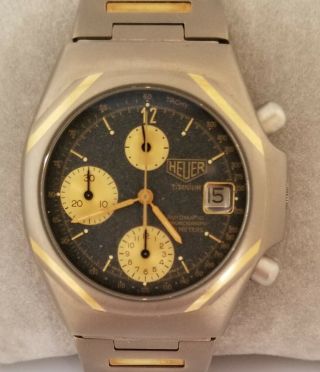 Heuer Titanium Chronograph,  100 Meters,  Automatic Watch 125206 122117