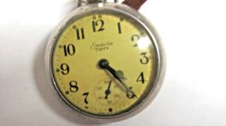 Vintage Endura Tuffy Pocket Watch Running From Great Britain 1965