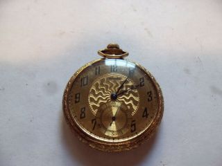 Antique Waltham 12 Size Open Face Pocket Watch