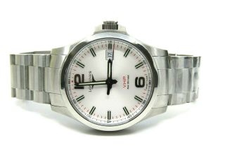 Authentic Longines Conquest Vhp Watch L37264766 Stainless Steel