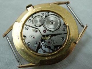 Atlantic 21 Peseux 320 Vintage Gold Plated Swiss Mens Watch Parts Repair 3