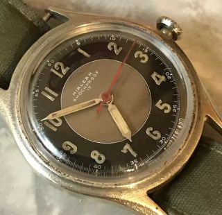 Vintage Hialeah Swiss Made Military Style Watch
