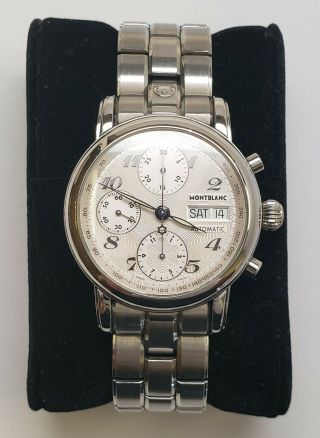 Montblanc 4810 Meisterstuck Men’s Stainless Steel Chronograph Watch