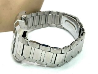 Seiko Solar Black Diamond Dial Silver Tone Stainless Steel Men ' s Watch SNE461 7