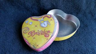 Ladies Brighton Watch Zaria Tortoise Shell/Silver Bracelet Band with Heart Box 5