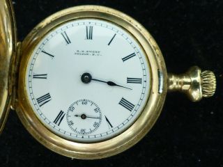 Antique R.  H.  Ewert 15 Jewels Gold Filled Pocket Watch