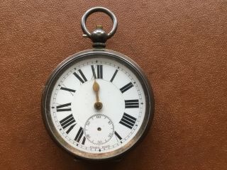 Silver Cased Pocket Watch For Spares
