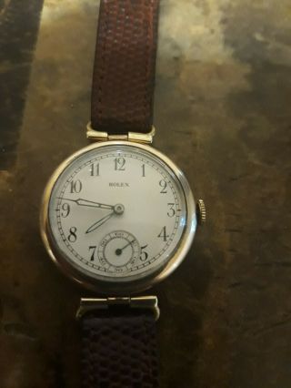 Vintage Rolex Trench Military Watch