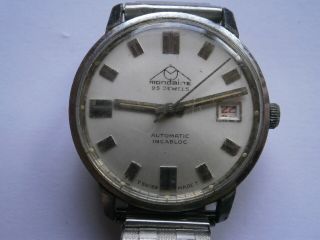 Vintage Gents Wristwatch Mondaine Automatic Watch Need Service As 1903