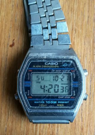 Casio Blue Marlin 248 W - 750 Lcd Digital Quartz Watch