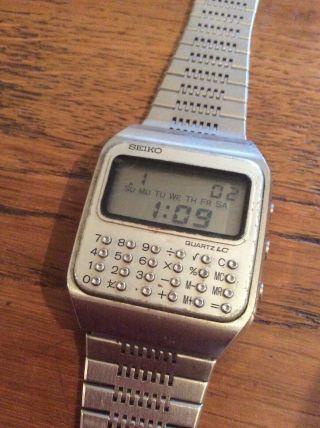 Rare Example Of A Seiko Digital Calculator Wristwatch - Model No C153 - 5009.  W.  O.