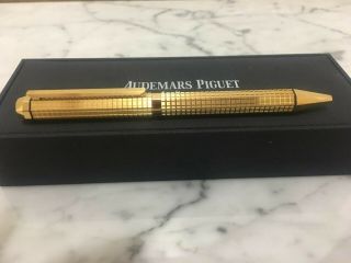Rare And Audemars Piguet Royal Oak Ballpoint Gold Pen