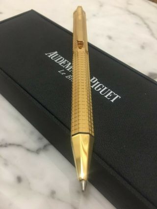 RARE And Audemars Piguet Royal Oak Ballpoint Gold Pen 2