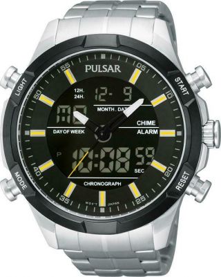 Pulsar Gents Chronograph Digital Sports Watch - Pw6005x1 Pnp