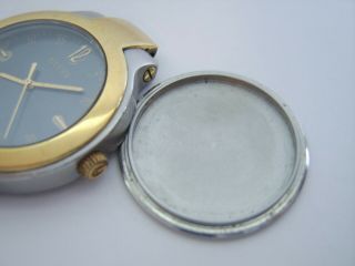 MENS GUCCI 8900M WATCH HEAD SPARES AND REPAIRS CROWN,  BEZEL,  HANDS,  BACK.  etc 5