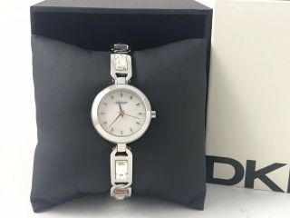 Dkny Mother Of Pearl Dial Stainless Steel Ladies Watch Ny8617