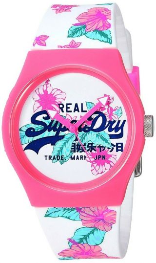 Superdry Womens Analogue Quartz Watch With Leather Strap Syl160wp