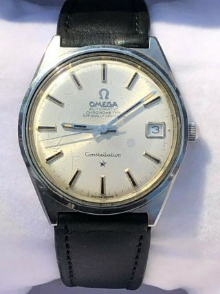 Vintage Omega Constellation Chronometer Automatic 1960s 168.  015