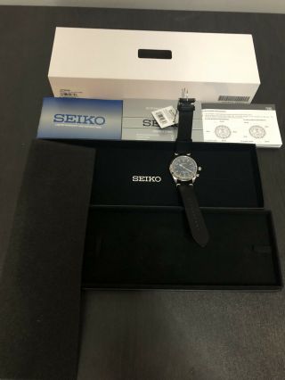 Mens Seiko Alpinist Limited Edition 39.  5mm Blue Dial 612/1959 5