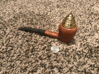 Ultra Rare 18k Gold Dunhill Wind Cap Pipe 3