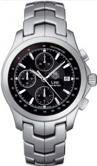 Mens S/steel Tag Heuer Link Automatic Chronograph Watch 200m Cjf2110 Exlnt