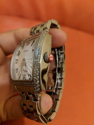 1.  00tcw Michele Urban Diamond and Stainless Steel Watch Quartz 2