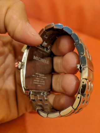 1.  00tcw Michele Urban Diamond and Stainless Steel Watch Quartz 3
