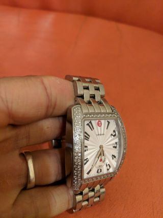 1.  00tcw Michele Urban Diamond and Stainless Steel Watch Quartz 7