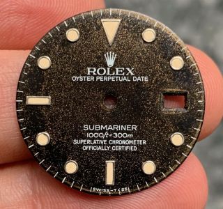 Vintage Rolex Submariner Ref.  16800 168000 16610 Tropical Dial Patina