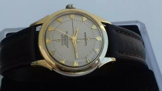 Omega Constellation Cal 354 Automatic Movement With 17 Jewels Dial Honeycomb