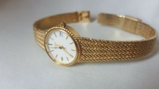 Vintage Rotary Ladies Gold Plated Quartz Date Watch,  Fully.