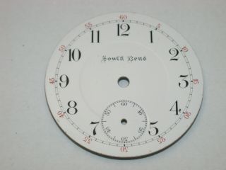 South Bend 18 Size Double Sunk Pocket Watch Dial.  73h