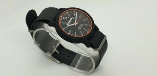 Superdry Campus SYG197B Men ' s Black Rubber Strap Watch 7