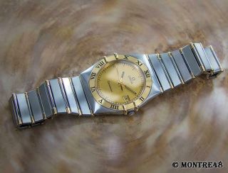 Omega Constellation Mens 18k Solid Gold SS Swiss Made 1990s Watch JE205 6
