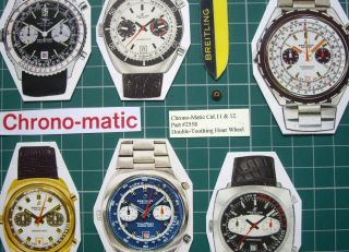 2558 Double Toothing Hour Wheel Cal.  11,  12 Breitling Heuer Chrono - Matics