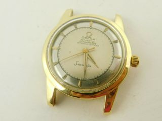 Omega Seamaster Automatic 18k Yellow Gold Watch 17 Jewels Chronometre 12370853