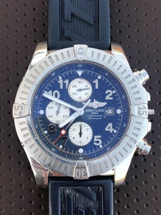 Breitling A13370 Avenger Chronograph As/is Bezel Hands Case Dial