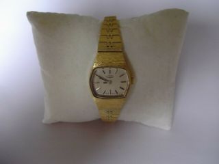 Rotary Vintage Mechanical Wind Up Gold Plated Bracelet Dress Watch 16cm - Rare