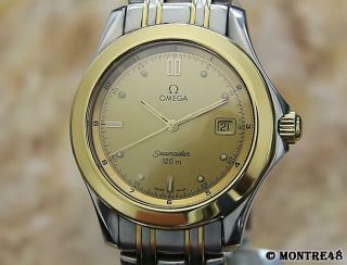 Omega Seamaster 120m 18k Gold And Stainless St Men C2010 Swiss Made Watch As348