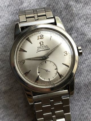 Vintage Omega SEAMASTER 1951 Automatic Stainless Steel Cal 352 Bumper 3