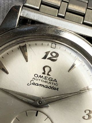 Vintage Omega SEAMASTER 1951 Automatic Stainless Steel Cal 352 Bumper 7