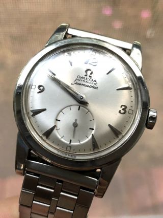Vintage Omega SEAMASTER 1951 Automatic Stainless Steel Cal 352 Bumper 9